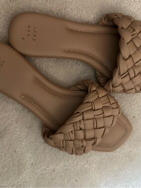 Target 'a new day' Braided Slide Sandals - Taupe